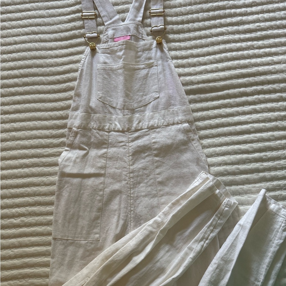 Stoney Clover Lane White overalls